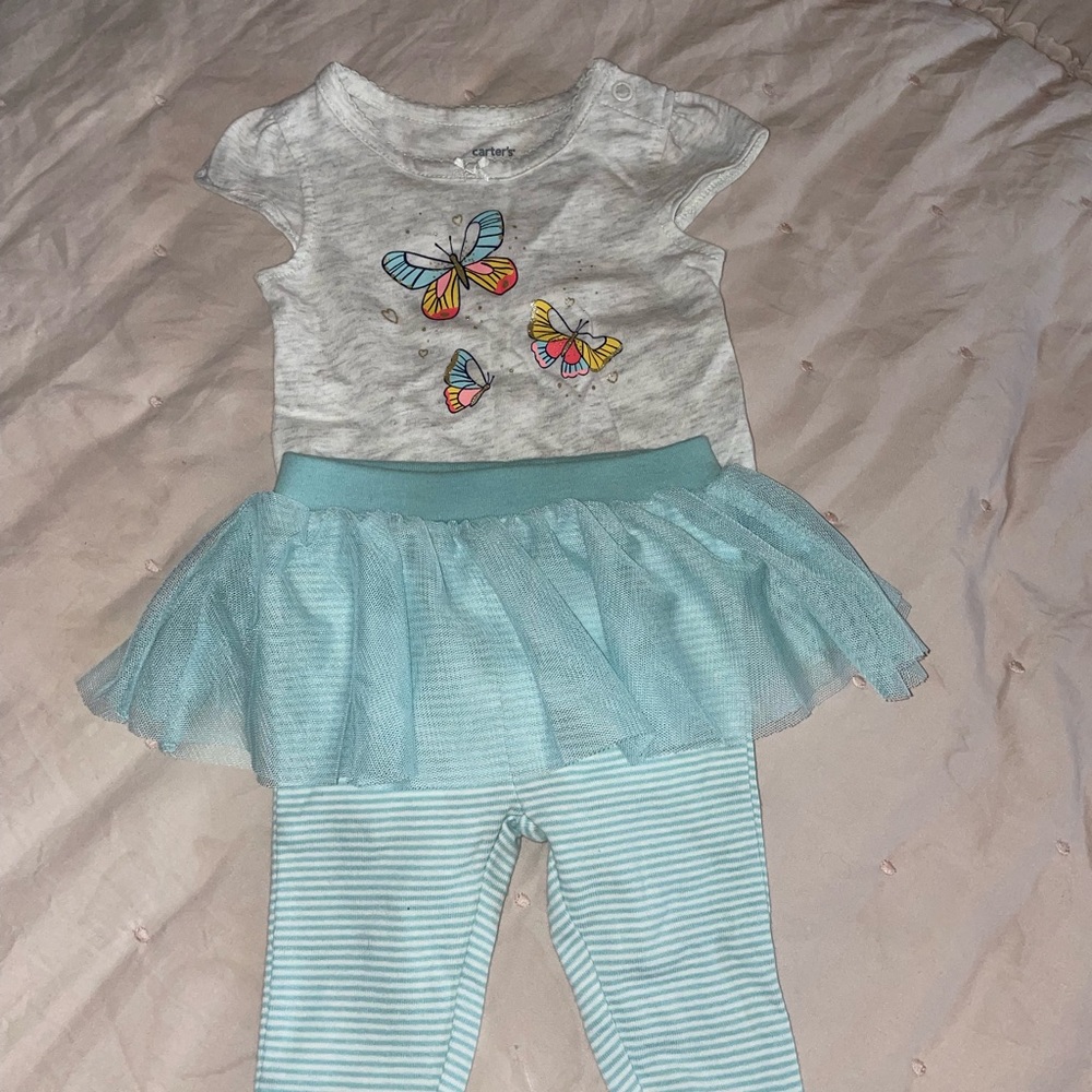 Two piece set for baby girl 3 months